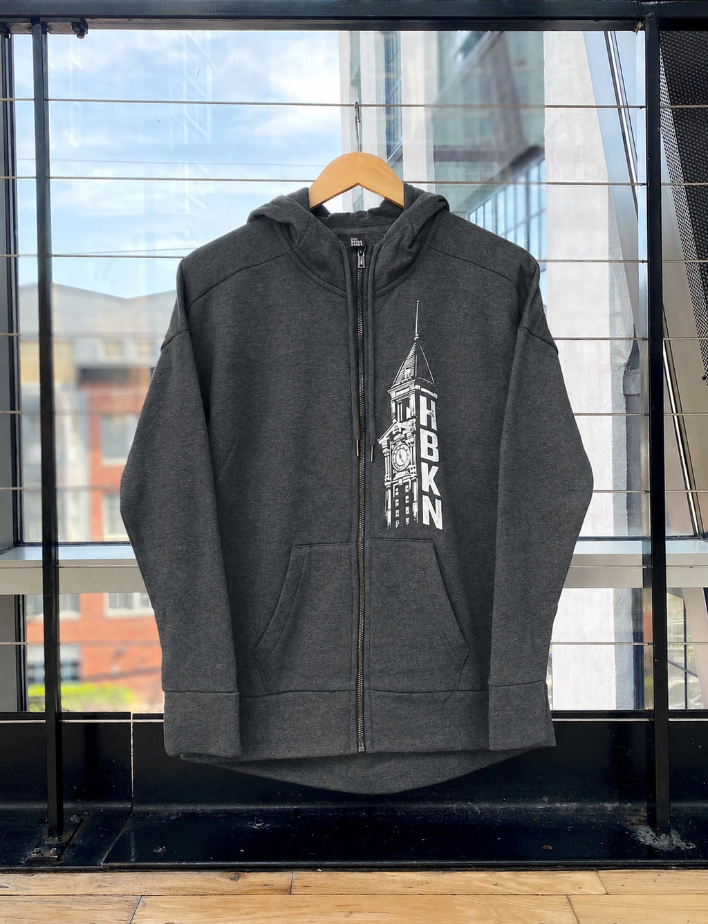HBKN Clock Tower Full Zip Hood