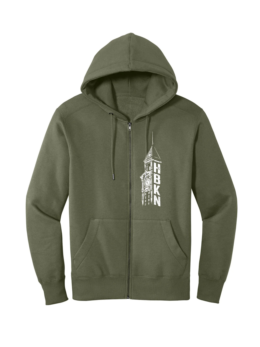 HBKN Clock Tower Full Zip Hood