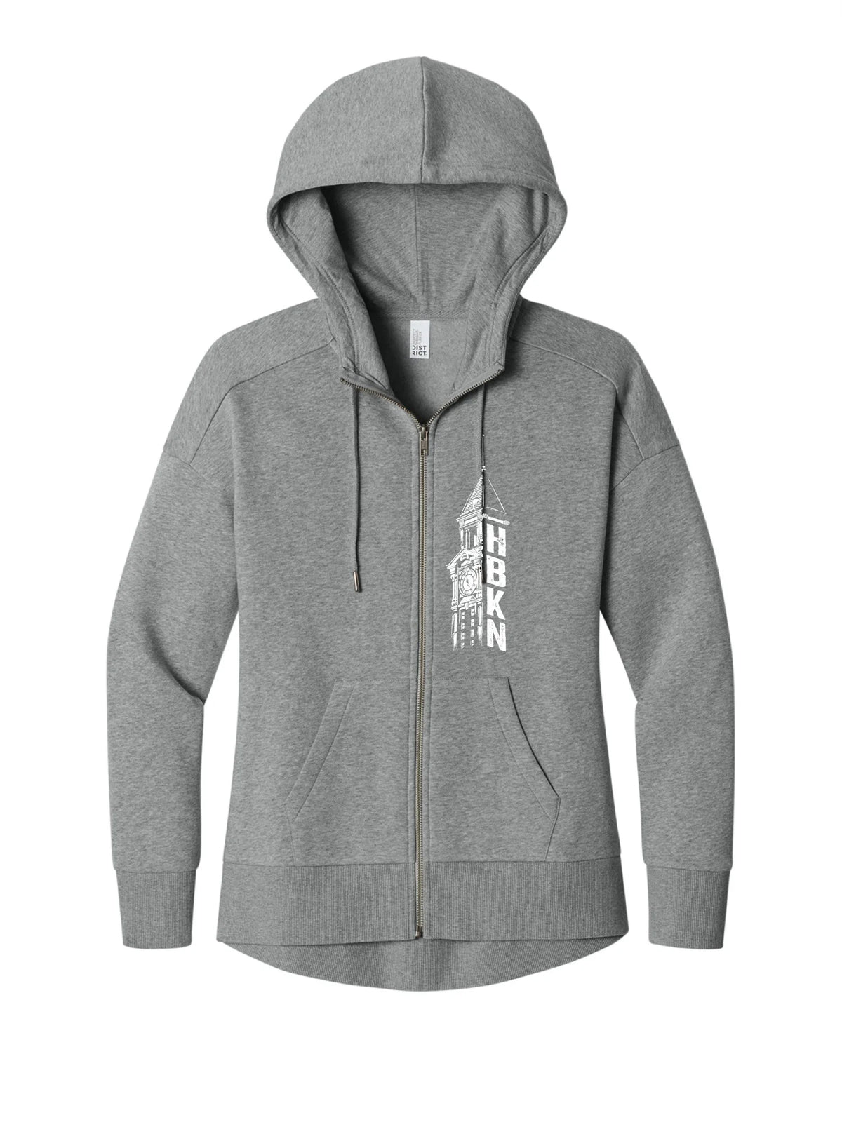 HBKN Clock Tower Ladies Full Zip Hood